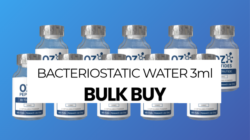 Bacteriostatic Water 3ml 10 VIALS