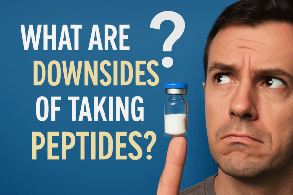 High purity peptide vials on a clean laboratory bench in Australia, representing where to buy high purity peptides from trusted suppliers like Oz Peptides.