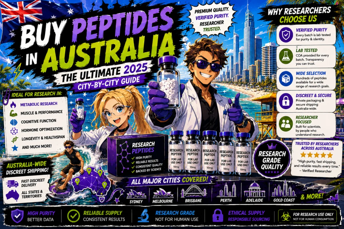 Buy Peptides in Australia – The Ultimate 2025 City-by-City Guide